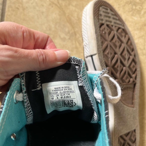 Converse double tongue low top Chuck Taylor’s size W10 - Picture 4 of 5